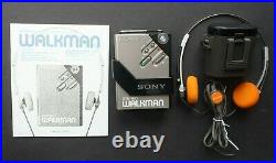 Boxed Sony Walkman WM-2, MDR4 Headphones & Access Serviced & Working Perfectly