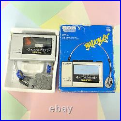 Boxed Sony Walkman WM-6 Restored With Strap & Headphones Cosmetic Issues