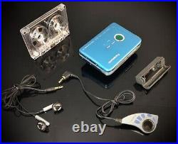 Cassette Walkman Panasonic RQ-SX71 Super Thin Refurbished Fully Working Blue