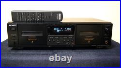 Cassette deck, Sony TC-WE475, with remote control, fully functional, refurbished