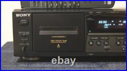 Cassette deck, Sony TC-WE475, with remote control, fully functional, refurbished