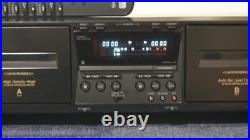 Cassette deck, Sony TC-WE475, with remote control, fully functional, refurbished