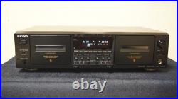 Cassette deck, Sony TC-WE675, refurbished and in working condition, 1999, Japan