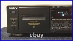 Cassette deck, Sony TC-WE675, refurbished and in working condition, 1999, Japan
