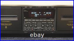 Cassette deck, Sony TC-WE675, refurbished and in working condition, 1999, Japan