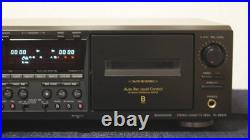 Cassette deck, Sony TC-WE675, refurbished and in working condition, 1999, Japan