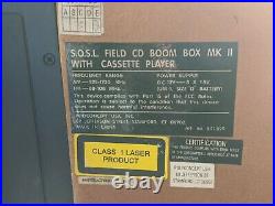 Charles Lindbergh Ryan NX-211 SOSL Radio AM/FM CD Player Cassette Deck Refurbish