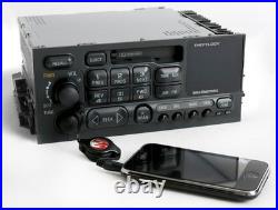 Chevy GMC 1995-2005 Truck Van Radio AM FM Cassette Player With Aux mp3 Input