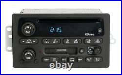 Chevy GMC 2002-03 Trailblazer Envoy Radio AM FM CD Cassette Player 15058225