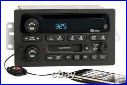 Chevy Trailblazer 2002 Radio AM FM CD Cassette Player w Aux Input PN 15058225 Chevy Trailblazer 2002 Radio AM FM CD Cassette Player w Aux Input PN 15058225