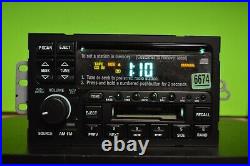 Delco GM Buick factory CD cassette player radio 96 97 98 99 00 16236674 OEM