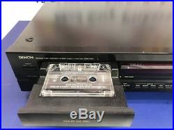 Denon DRS-640 Horizontal Stereo Cassette Deck Player Recorder Japan Rare Tested