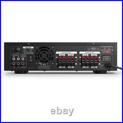 Donner MAMP5 600W Audio Power Amplifier Receiver 4 Channel Bluetooth HiFi Amp