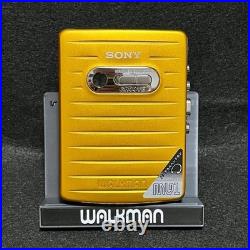 EXC SONY WALKMAN WM-MV1 Gold Serviced New Belt Auto Reverse = From JAPAN