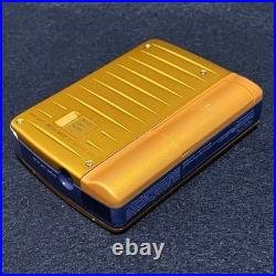 EXC SONY WALKMAN WM-MV1 Gold Serviced New Belt Auto Reverse = From JAPAN