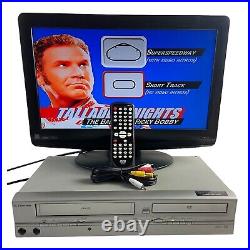 Emerson DVD & VCR Combo Player 4 HEAD HI-FI VHS Recorder REFURBISHED EWD2004