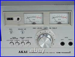 Excellent Akai CS-702D II Cassette Deck Fully Restored & Serviced 1-Year WRT