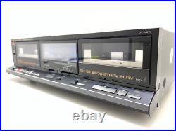 FISHER CR-W872 Metal Tape Deck Double Cassette Vintage 1986 Refurbished Good