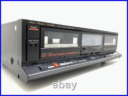 FISHER CR-W872 Metal Tape Deck Double Cassette Vintage 1986 Refurbished Good