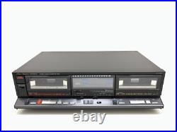 FISHER CR-W872 Metal Tape Deck Double Cassette Vintage 1986 Refurbished Good