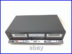 FISHER CR-W872 Metal Tape Deck Double Cassette Vintage 1986 Refurbished Good
