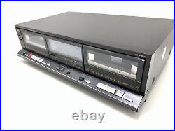 FISHER CR-W872 Metal Tape Deck Double Cassette Vintage 1986 Refurbished Good