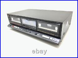FISHER CR-W872 Metal Tape Deck Double Cassette Vintage 1986 Refurbished Good