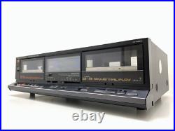 FISHER CR-W872 Metal Tape Deck Double Cassette Vintage 1986 Refurbished Good