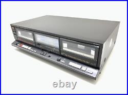 FISHER CR-W872 Metal Tape Deck Double Cassette Vintage 1986 Refurbished Good
