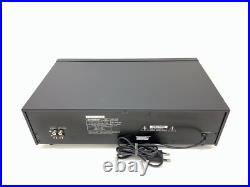 FISHER CR-W872 Metal Tape Deck Double Cassette Vintage 1986 Refurbished Good