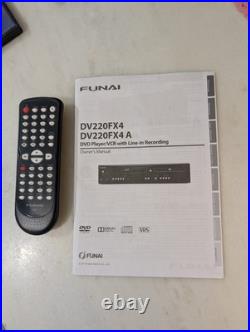 FUNAI DV220FX4A DVD/VCR Combo Player Recorder withRemote& Manual Refurbished