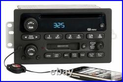 GMC Envoy XL 2002 Radio AMFM Cassette CD Player w Aux Input Part Number 15058225