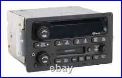 GMC Envoy XL 2002 Radio AMFM Cassette CD Player w Aux Input Part Number 15058225