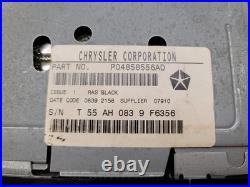 Genuine 90's OEM Dodge Jeep Chrysler Radio Cassette Tape Player RAS P04858556AD Genuine 90's OEM Dodge Jeep Chrysler Radio Cassette Tape Player RAS P04858556AD