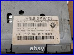 Genuine OEM Dodge Jeep Chrysler Radio Cassette Tape Player RAS P04858556AD Tabs