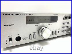 Grundig CF 5000-2 Stereo Cassette Tape Deck 2 Head Vintage 1980 Work Good Look