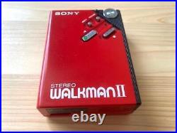 High-Quality Sound Refurbished Fully Working Product Sony Wm-2 Red Ac-39 JPN Vin