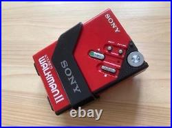 High-Quality Sound Refurbished Fully Working Product Sony Wm-2 Red Ac-39 JPN Vin
