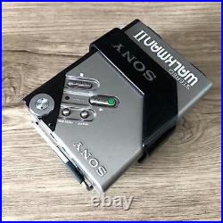 High Sound Quality Refurbished Fully Operational Sony WM 2 Silver EBP 500