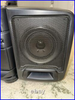 JVC PC-X110 Boombox CD AM/FM withRefurbished Dual Cassette Recorder 1990s VINTAGE