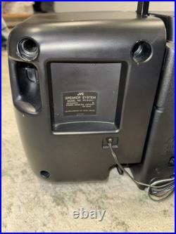 JVC PC-X110 Boombox CD AM/FM withRefurbished Dual Cassette Recorder 1990s VINTAGE