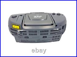 JVC RC-BX25BK Boombox Stereo Portable CD Cassette Tape Radio Tuner AM FM Vintage JVC RC-BX25BK Boombox Stereo Portable CD Cassette Tape Radio Tuner AM FM Vintage
