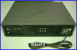 JVC SR-VS30U-VS30 MiniDV Mini DV SVHS ET Player Recorder Dual Deck VCR HR-DVS3U