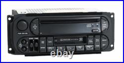 Jeep Chrysler Dodge 2002-2006 AM FM CD Cassette Player Radio P05091525AA RBP