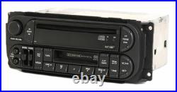 Jeep Chrysler Dodge 2002-2006 AM FM CD Cassette Player Radio P05091525AA RBP