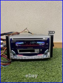 KENWOOD DPX-4000V dual-size CD Cassette Player 2DIN Refurbished product Japan