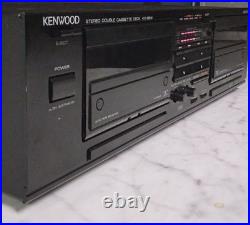 KENWOOD KX-68W Stereo Double Cassette Deck Made In Japan Refurbished