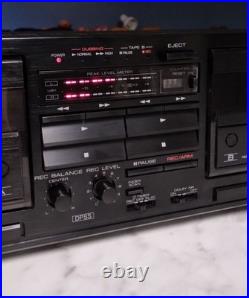 KENWOOD KX-68W Stereo Double Cassette Deck Made In Japan Refurbished