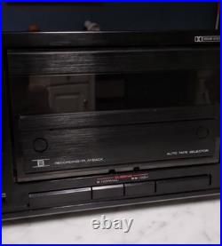 KENWOOD KX-68W Stereo Double Cassette Deck Made In Japan Refurbished