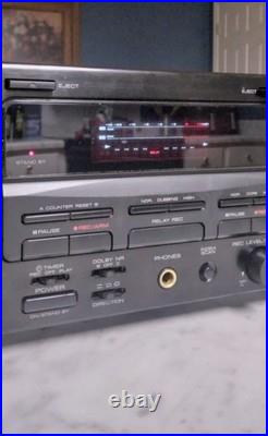 Kenwood KX-W6050 Stereo Double Dual Cassette Deck Player Recorder Refurbished